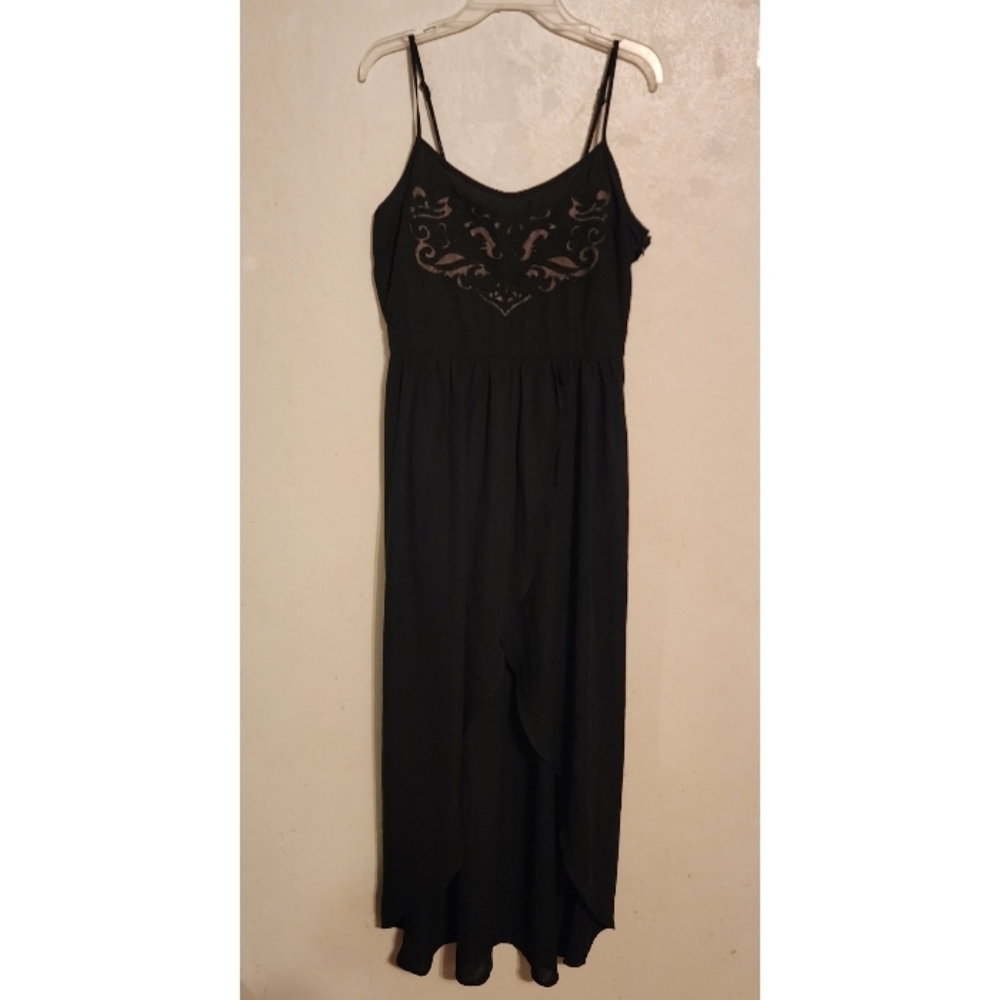 💕5 For $20 Forever 21 Black Long Lace Dress Size S